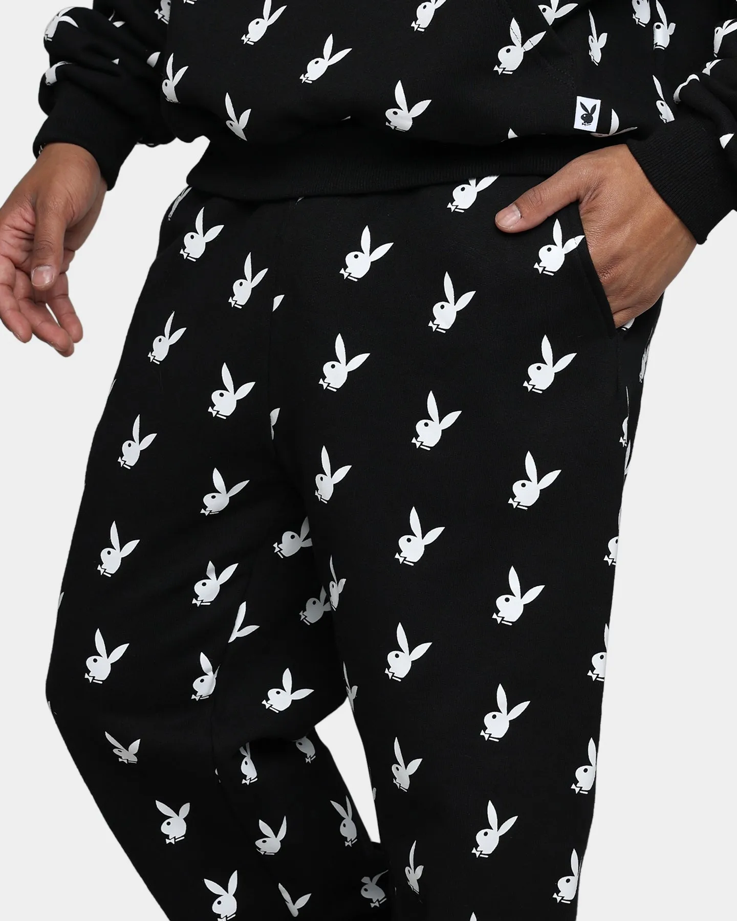 Playboy By CK Players Trackpants Black/White