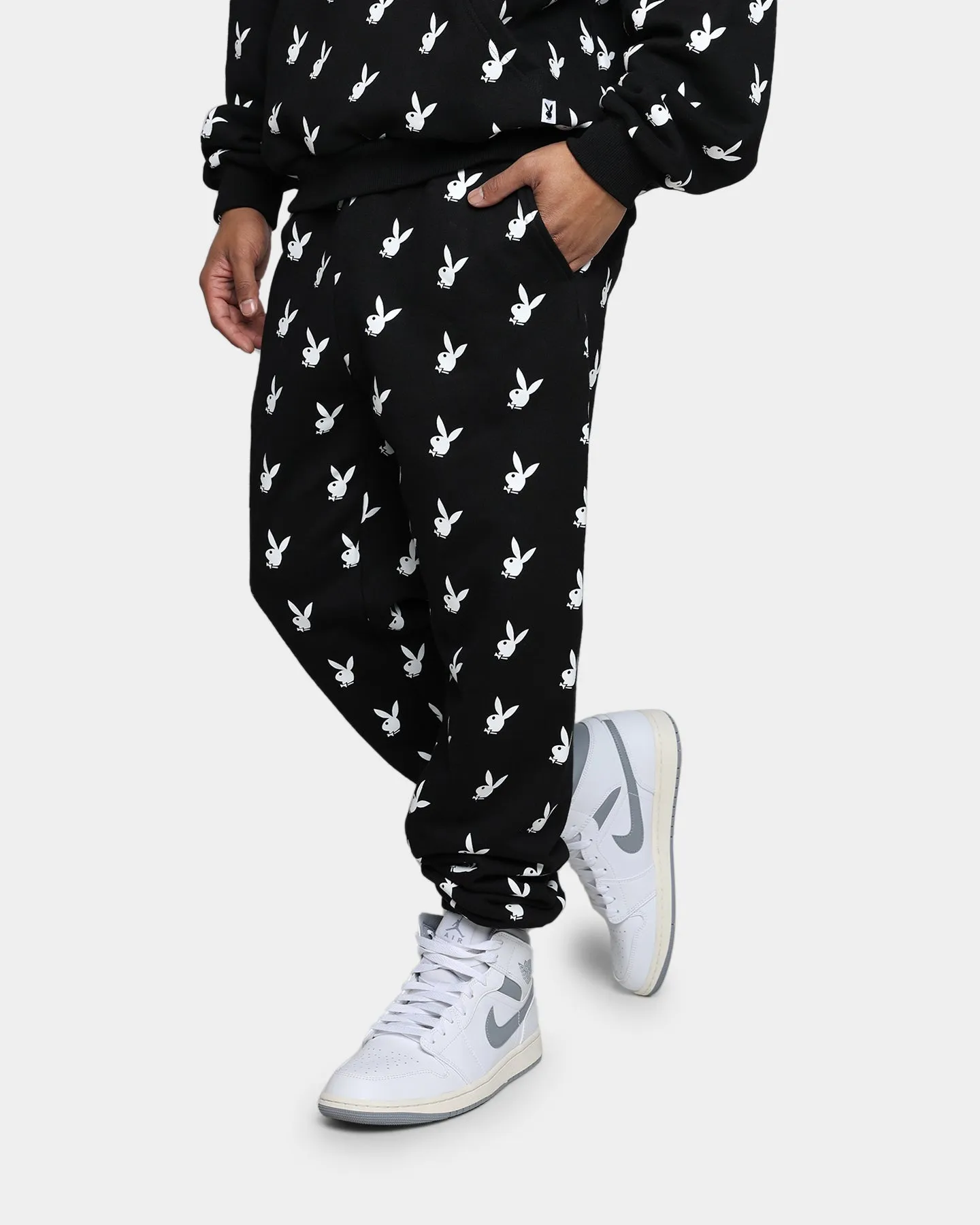 Playboy By CK Players Trackpants Black/White