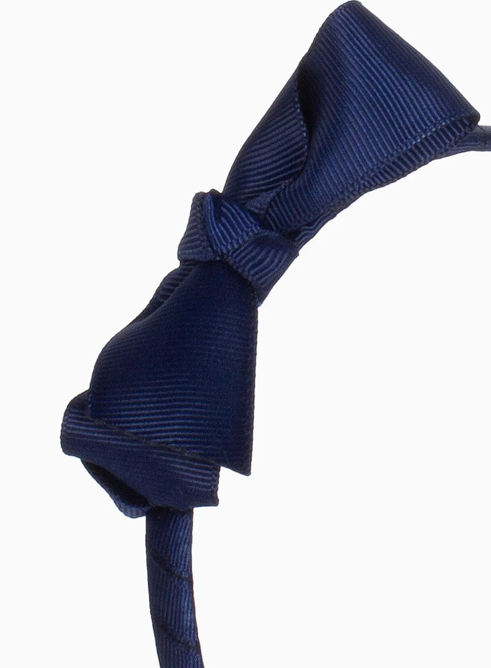 Pretty Bow Alice Band in Navy