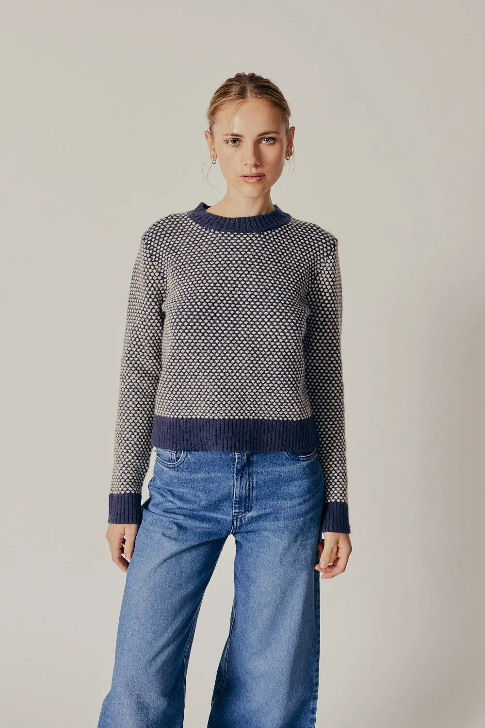 Prunus Sweater | Bluemarine & Ecru