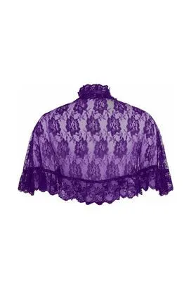 Purple Lace Cape