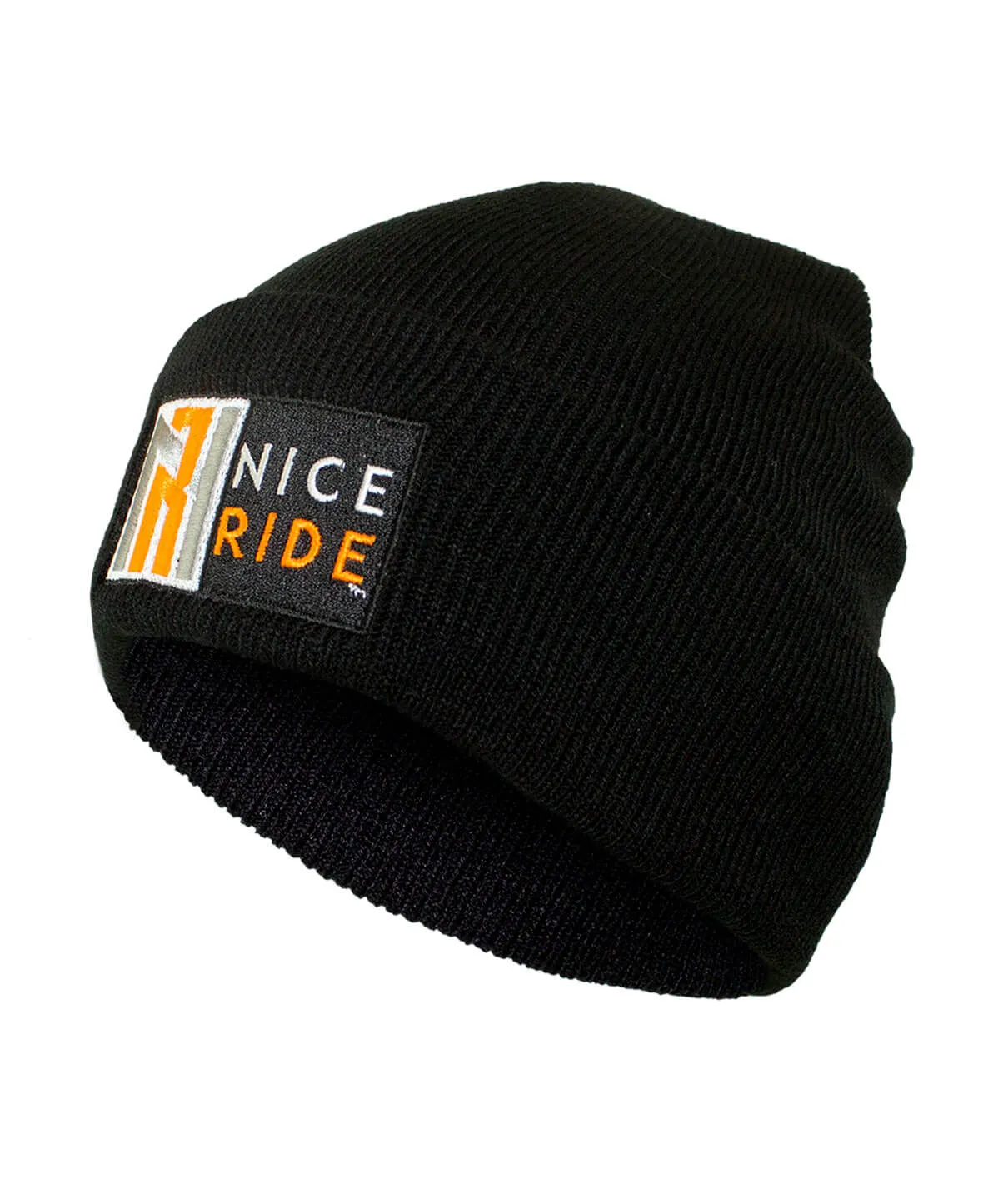 "N-R Neon Orange" Cuff Beanie