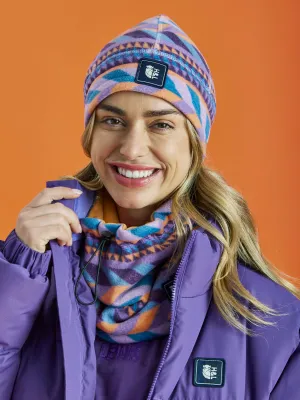 Raine Retro Pattern Fleece Snood