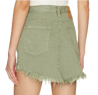 Relaxed Denim Mini Skirt