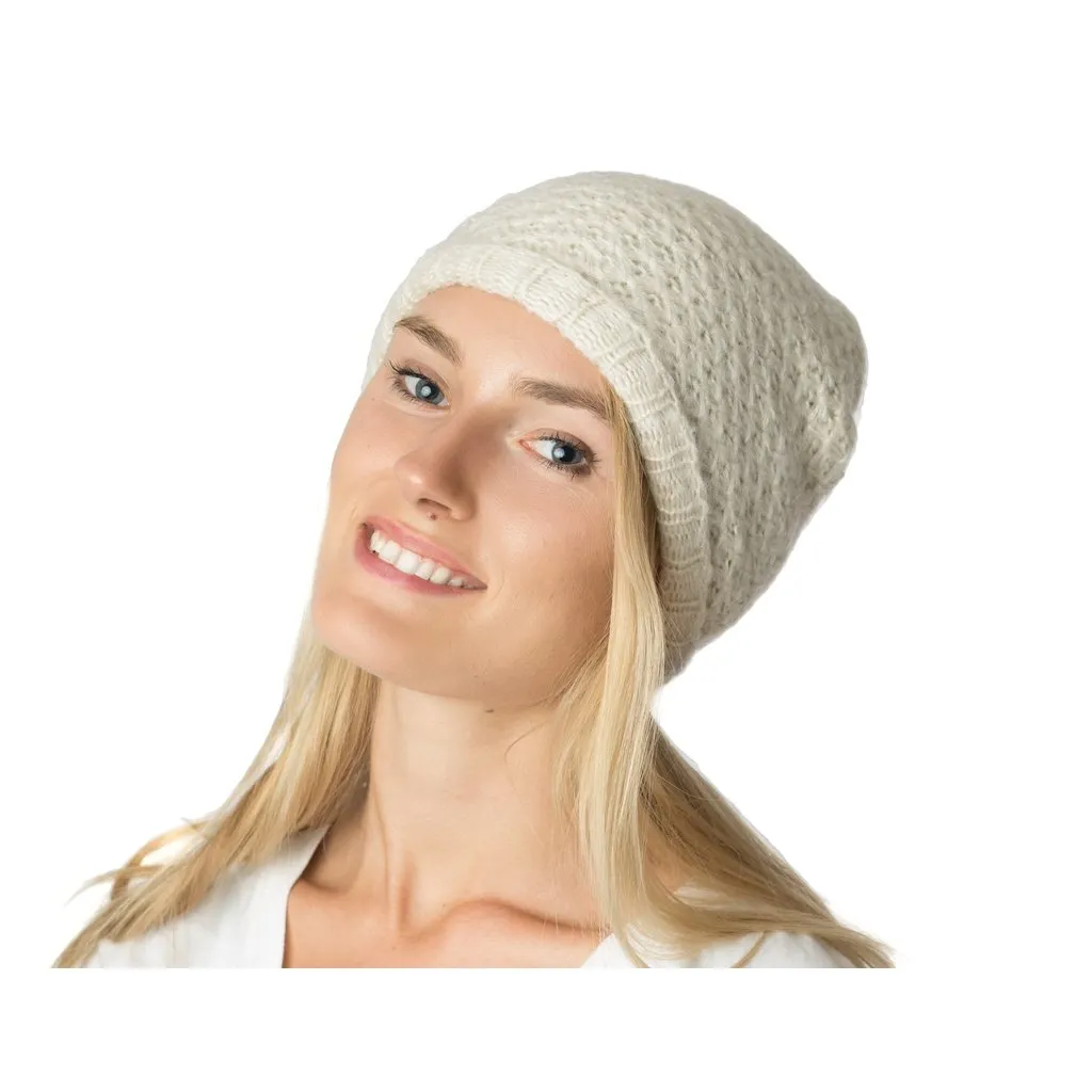 Ringlet Textured Slouchy Beanie