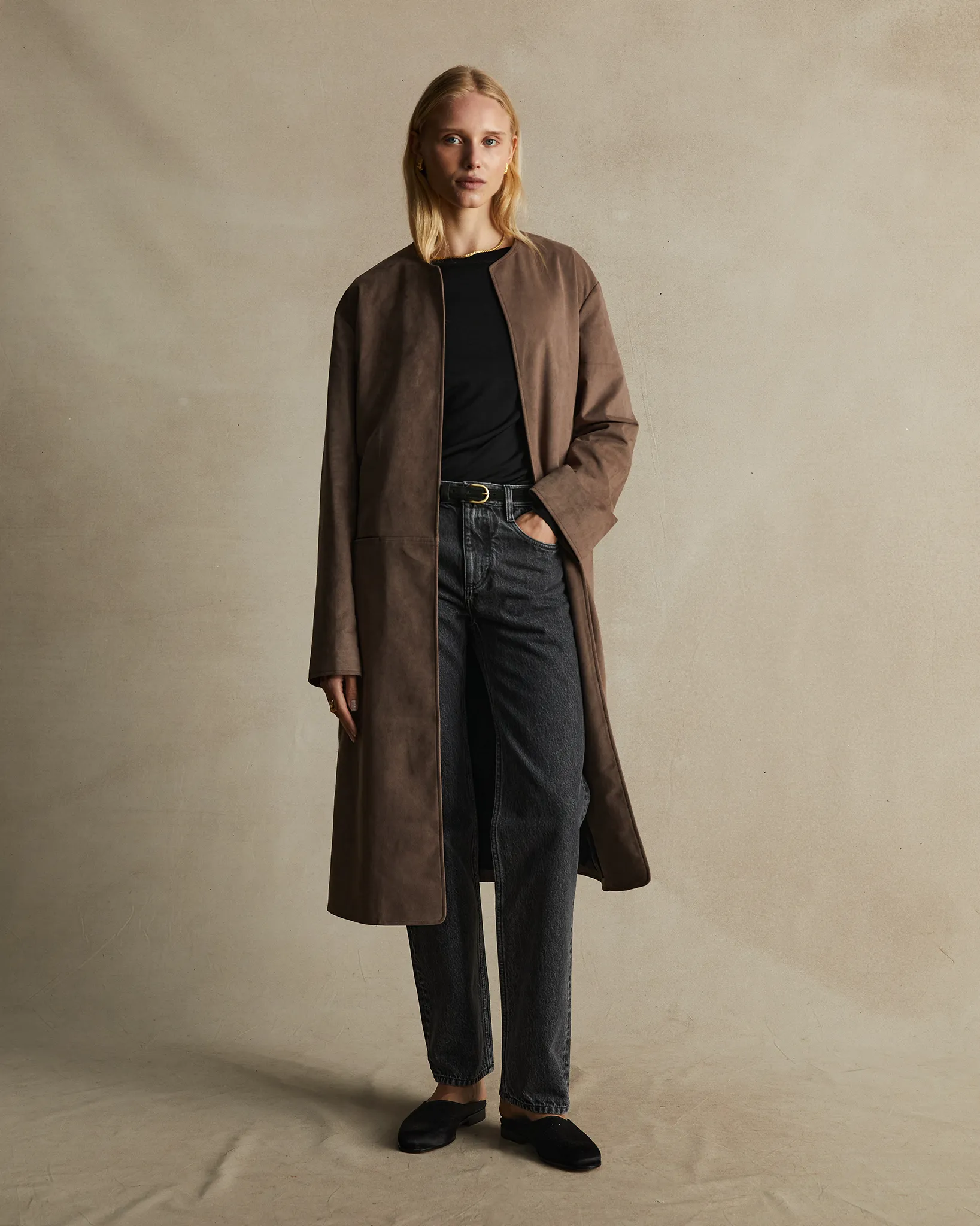 Sable Suede Kristina Coat