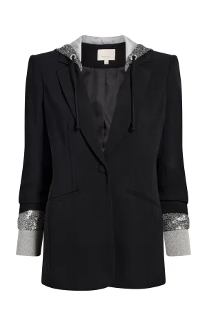 Sequin Hooded Khloe Blazer