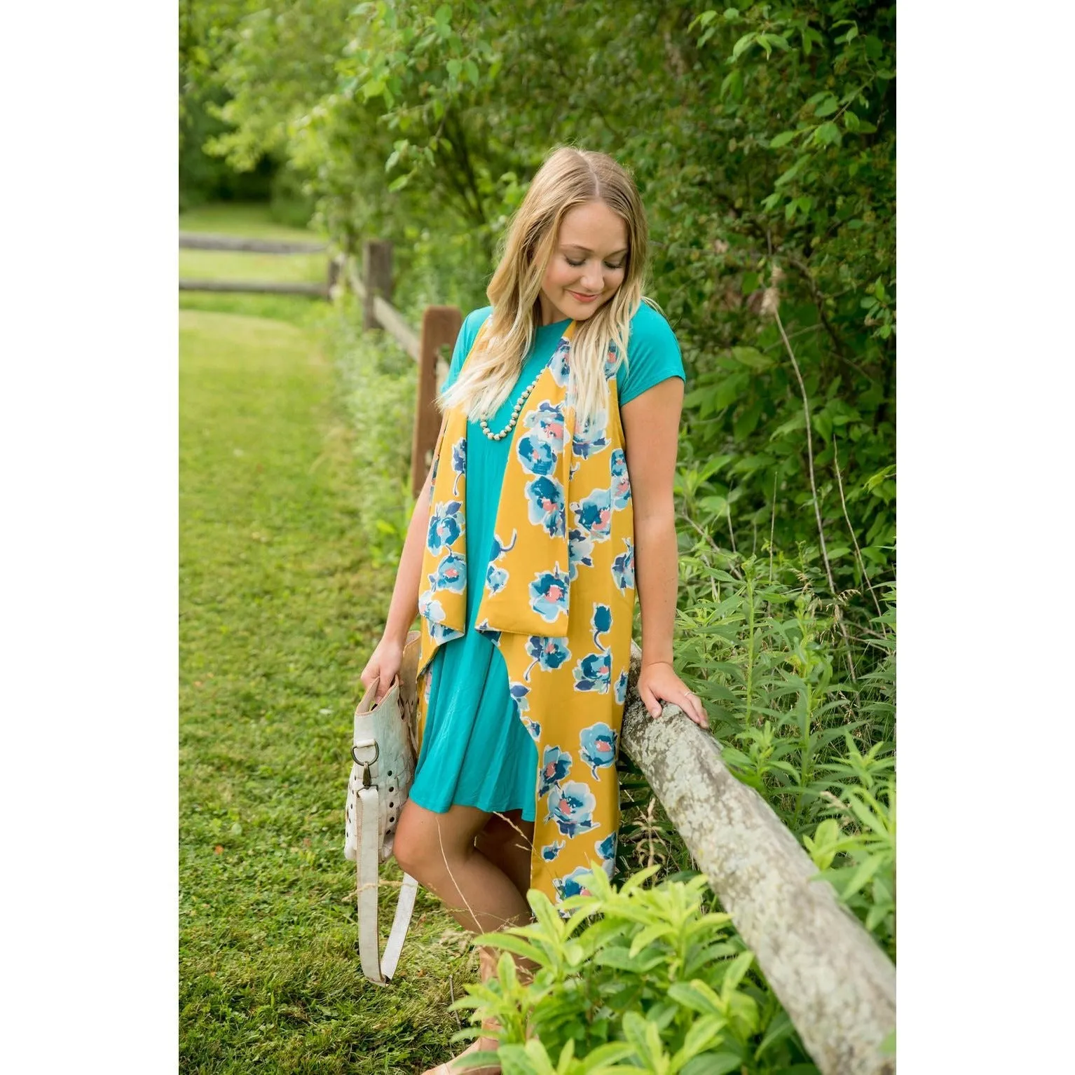 Short Sleeve Swing Tunic Dress