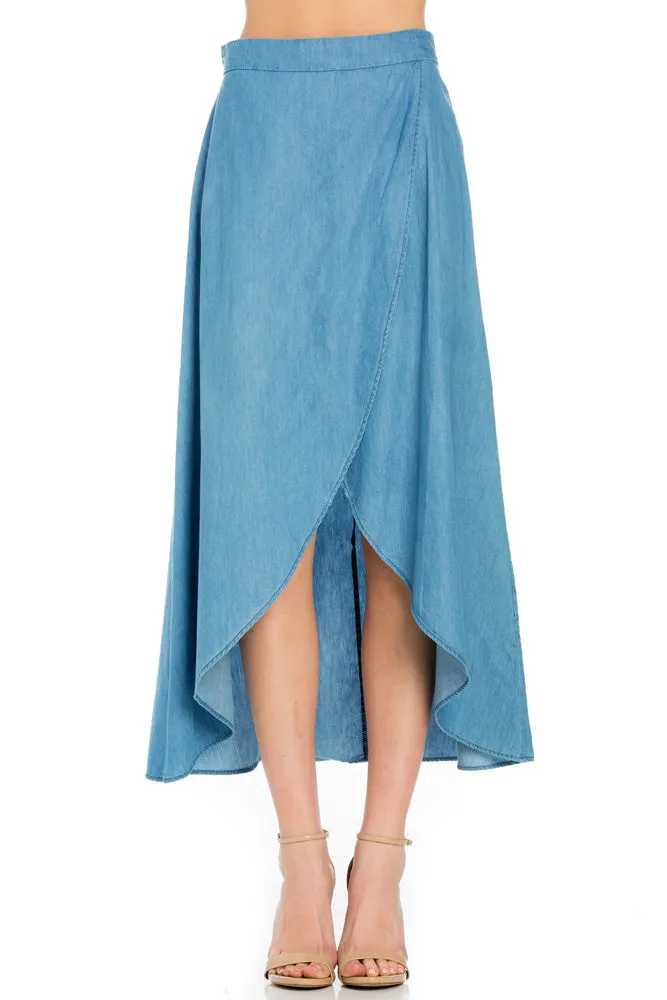 SLR40197 Maxi Wrap Skirt