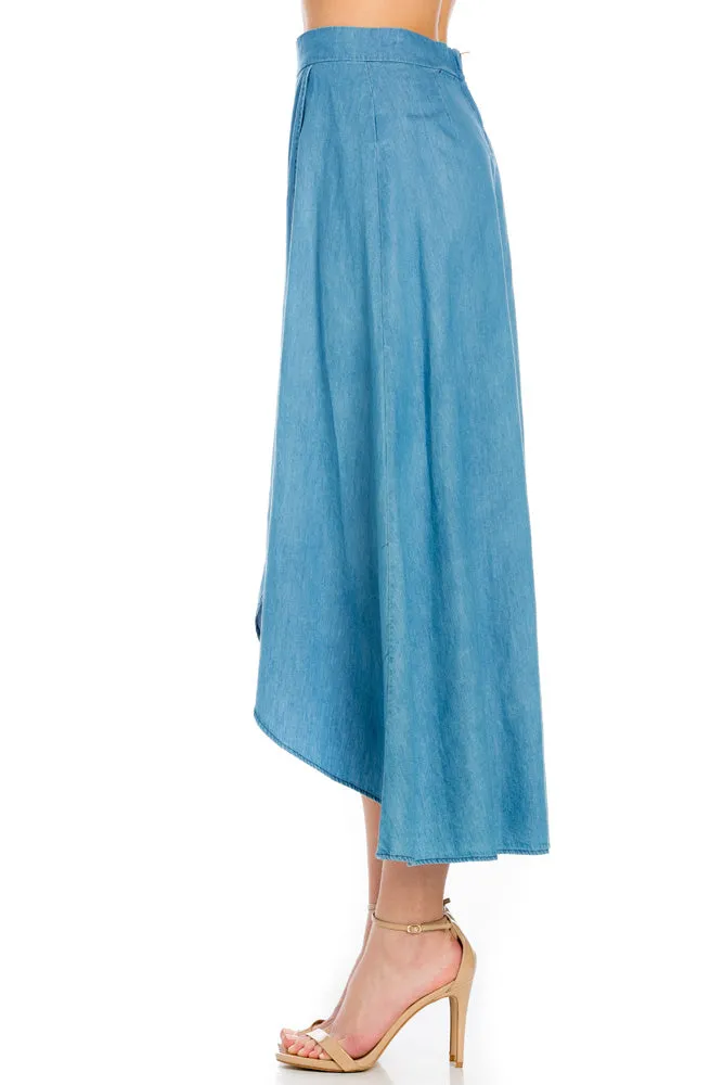 SLR40197 Maxi Wrap Skirt