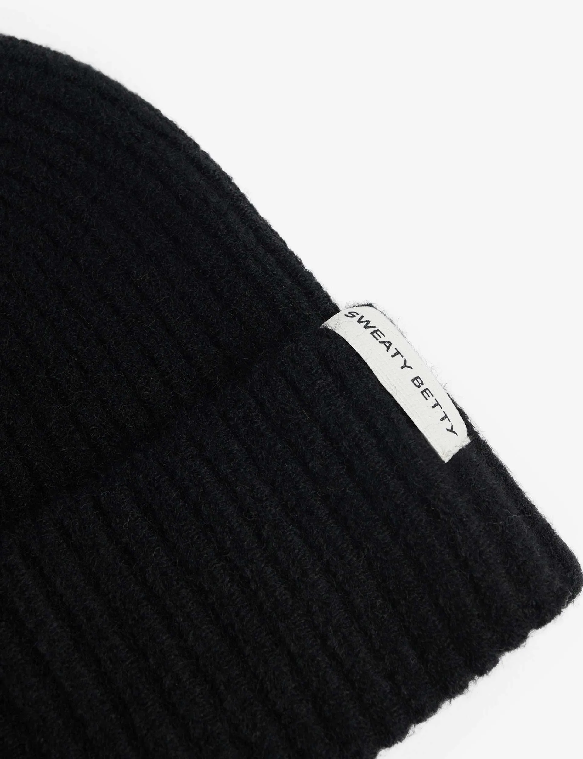 Snowfall Knitted Beanie - Black