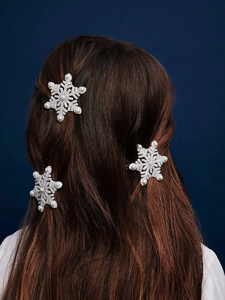 Snowflake Hair Clip