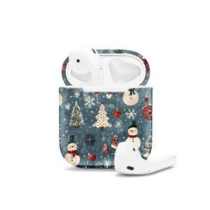 Snowman Cute Winter Snow Christmas AirPods Case AirPods Pro AirPods Pro 2 AirPods 3 AirPods 2 Glossy 1593