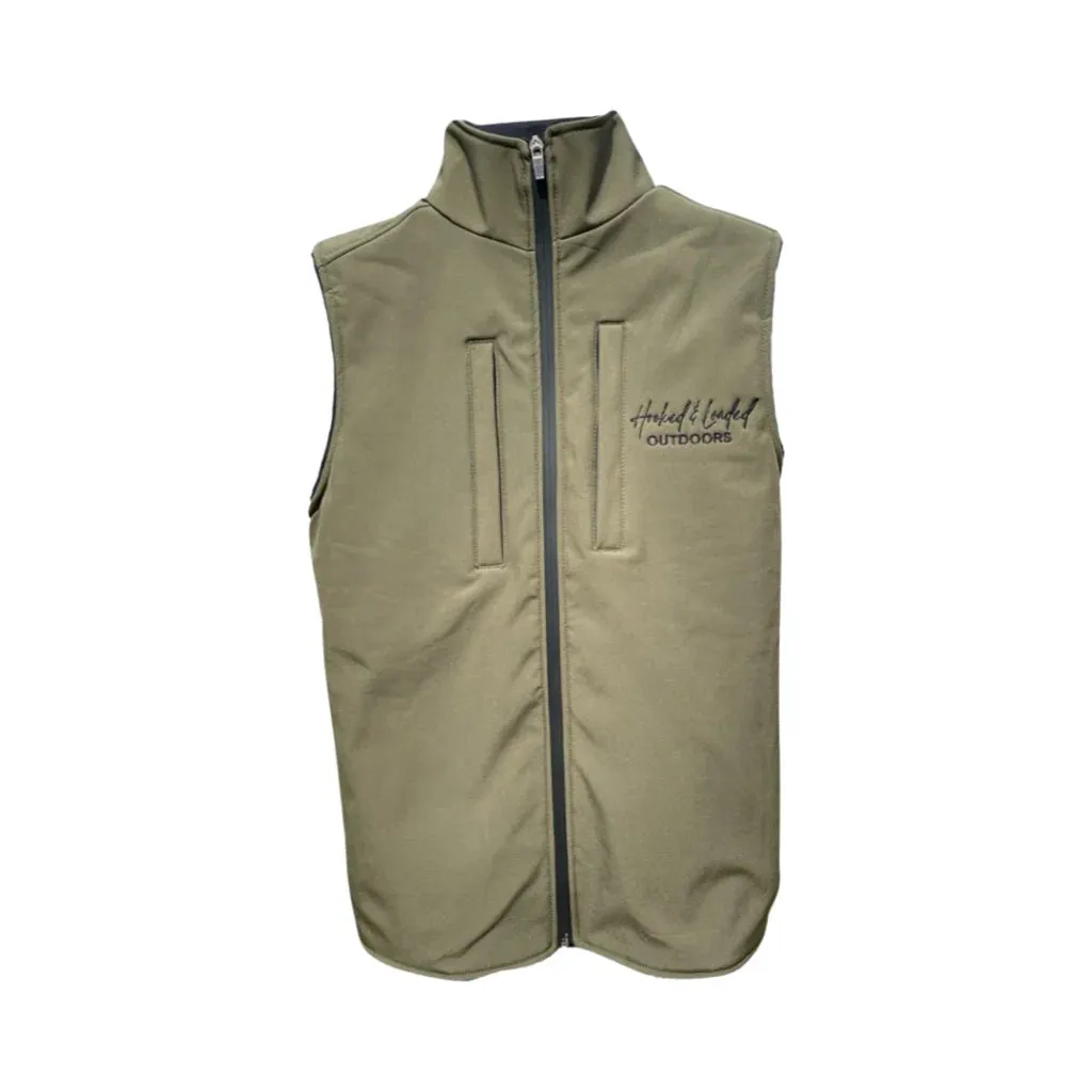 Soft Shell Vest- Olive