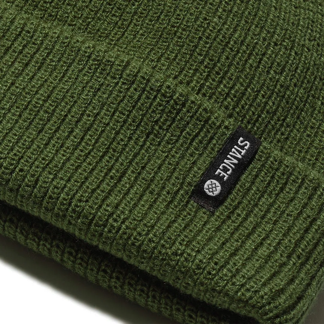 Stance - Icon 2 Shallow Beanie Dark Green