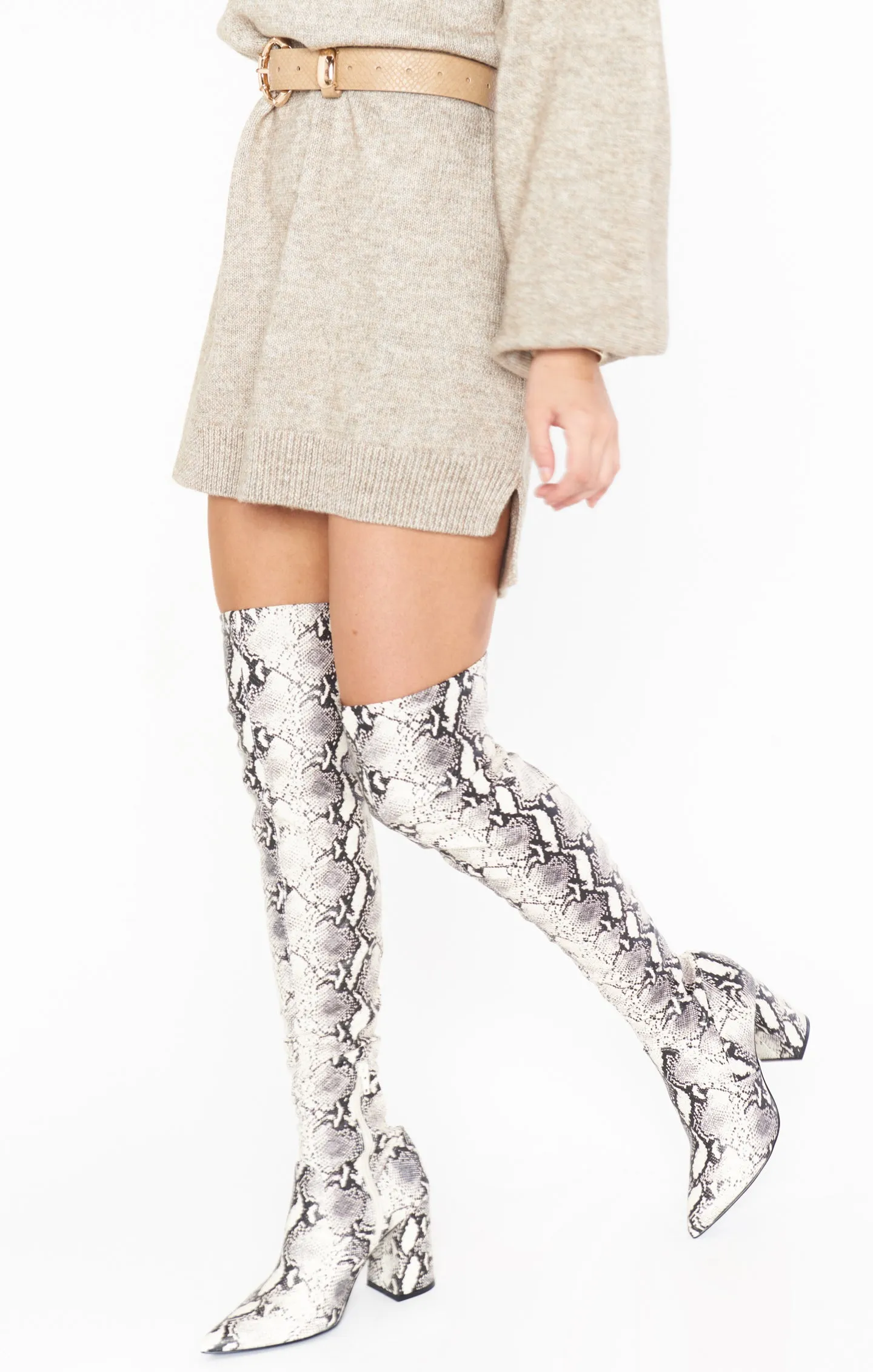 Steve Madden Jacoby Tall Boot ~ Faux Snake