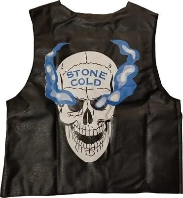 Stone Cold Steve Austin 3:16 Smoking Skull Vest WWF WWE New