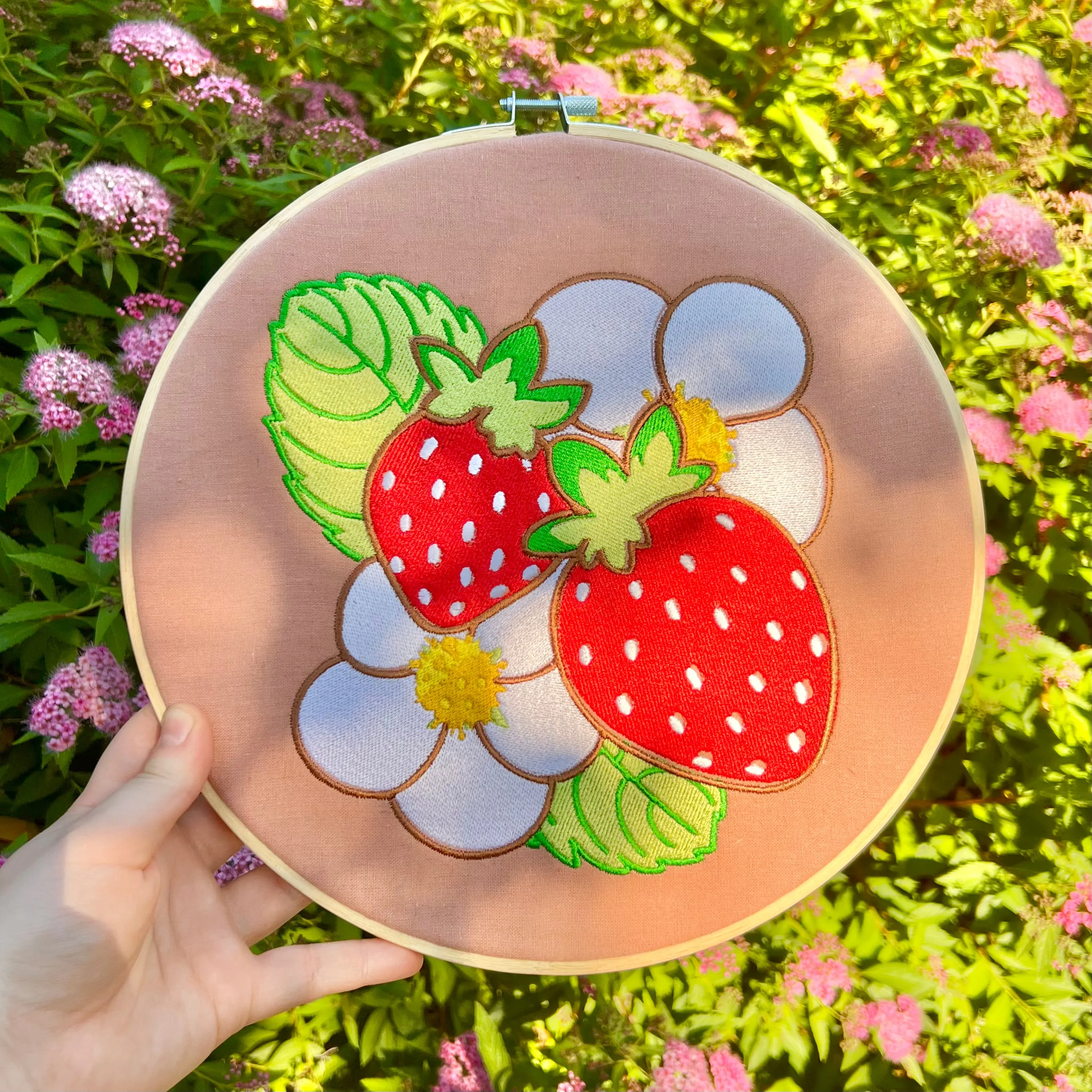 Strawberry Blossom Wall Hanging!