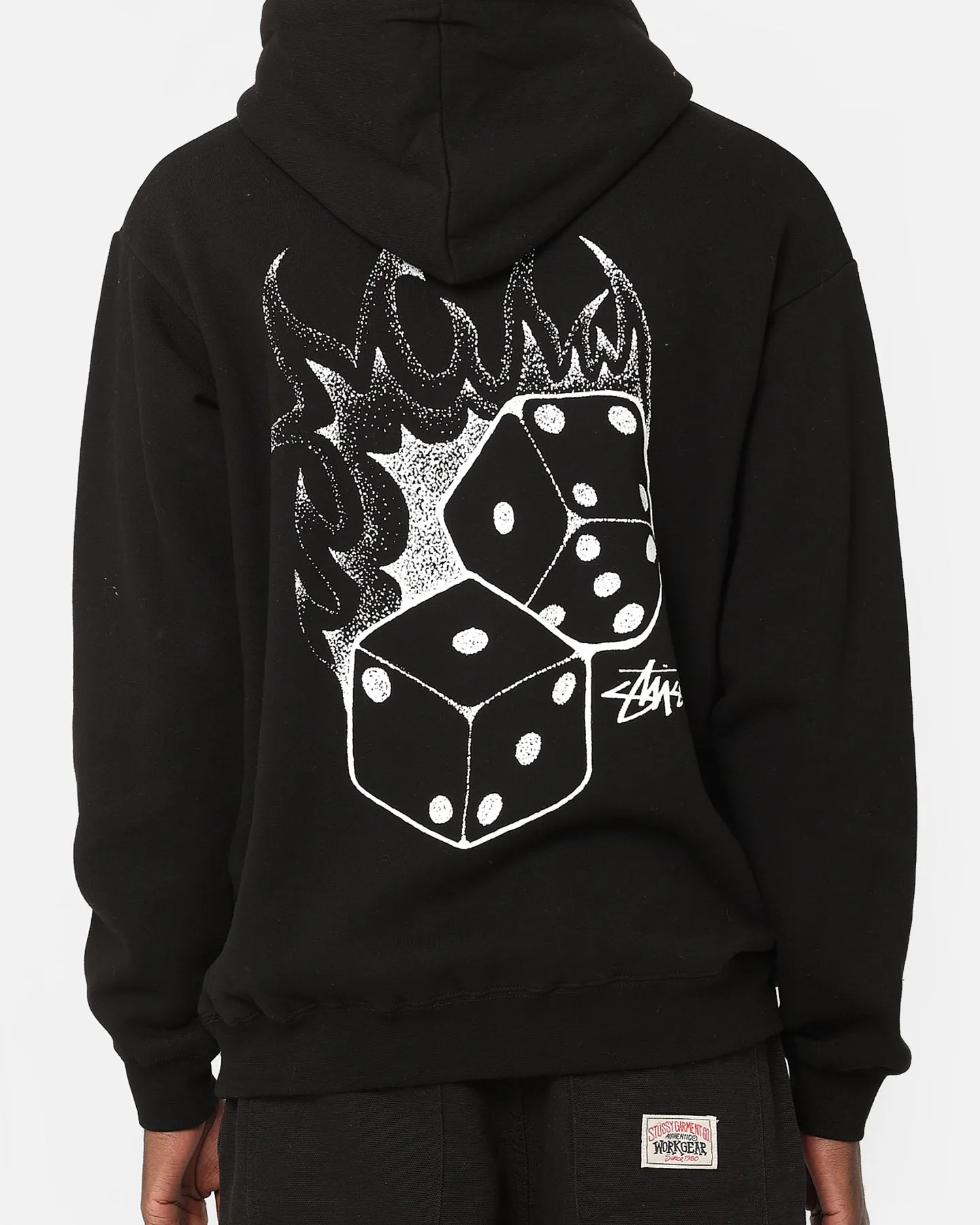 Stussy Fire Dice 50-50 Hoodie Pigment Black