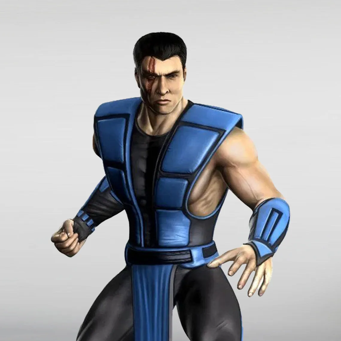 Sub Zero Ninja Mortal Kombat Blue Vest