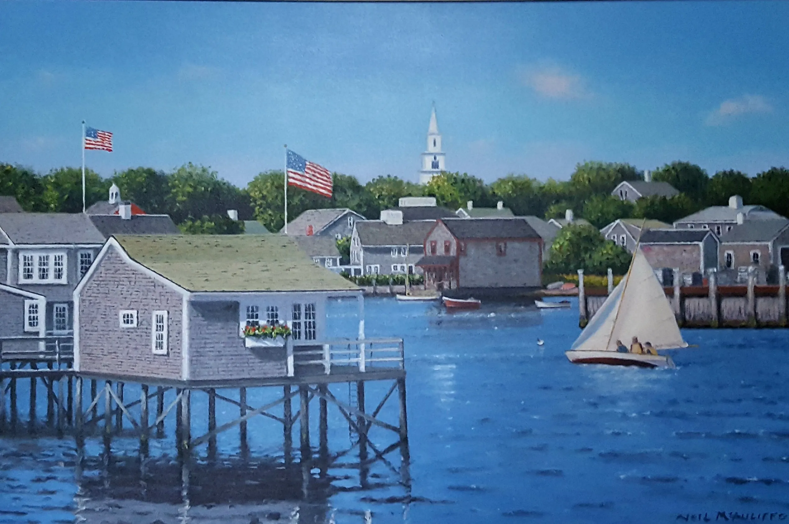 Summer afternoon in Nantucket by Neil McAuliffe