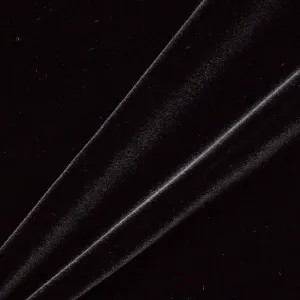 Super Shine Black Plain Velvet