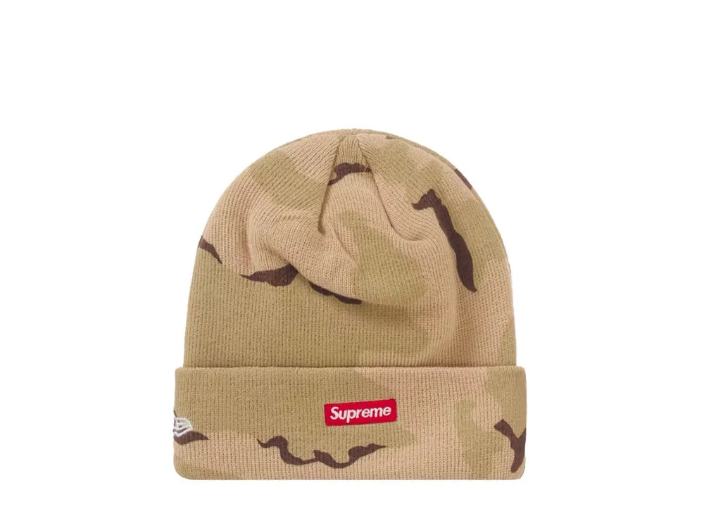 Supreme New Era $ Beanie Desert Camo