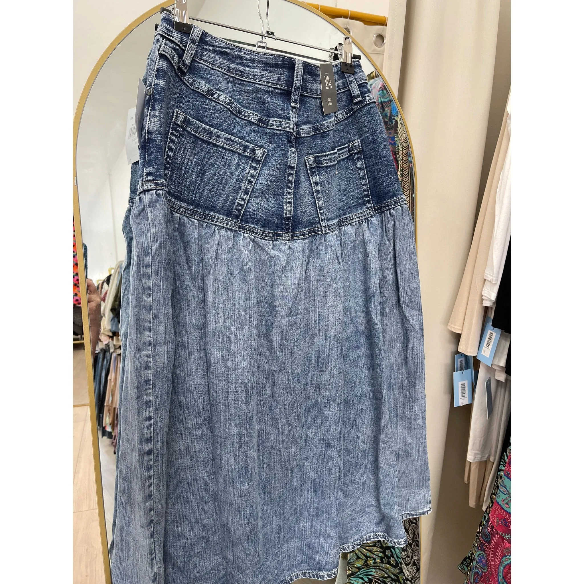 Sway Denim Midi Skirt