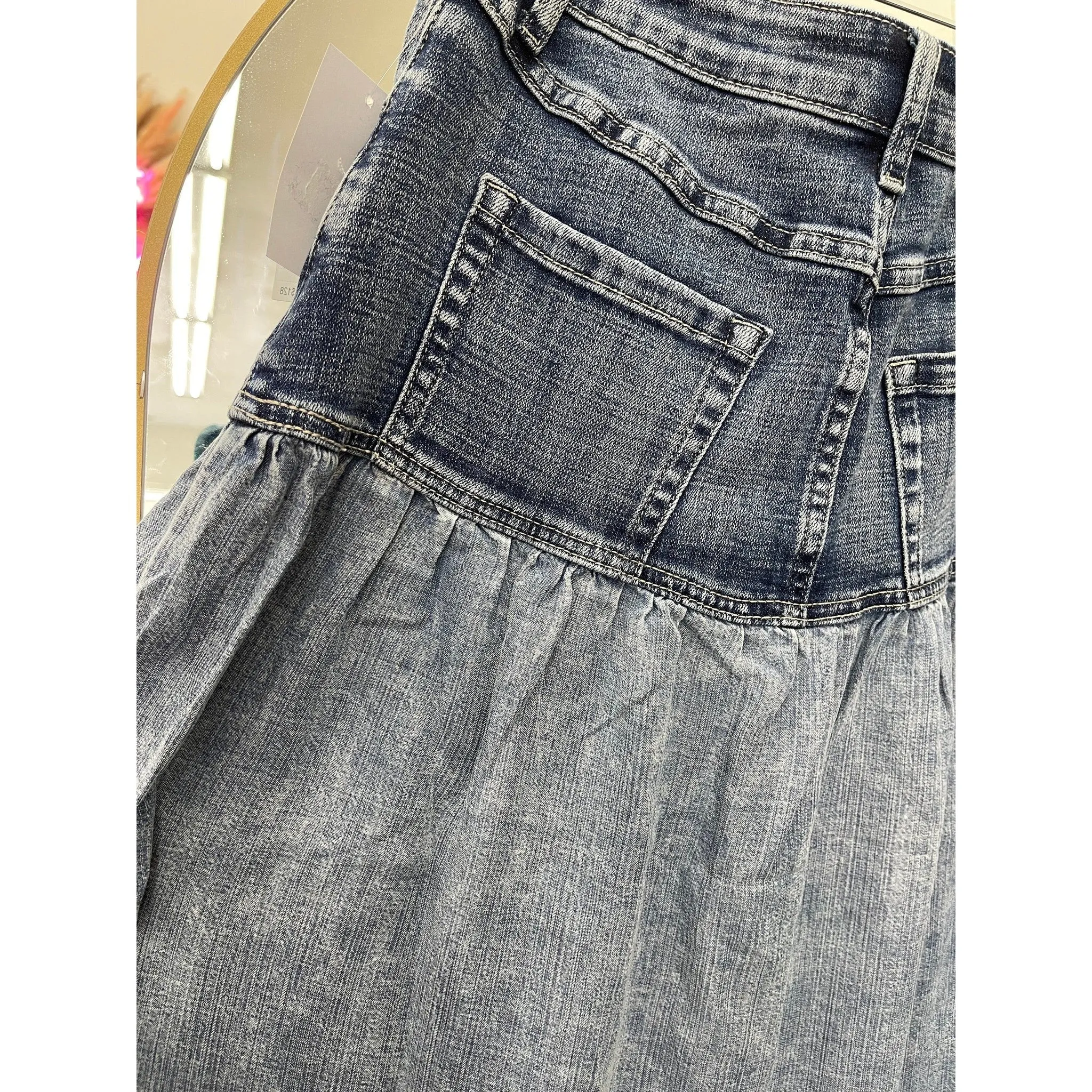 Sway Denim Midi Skirt