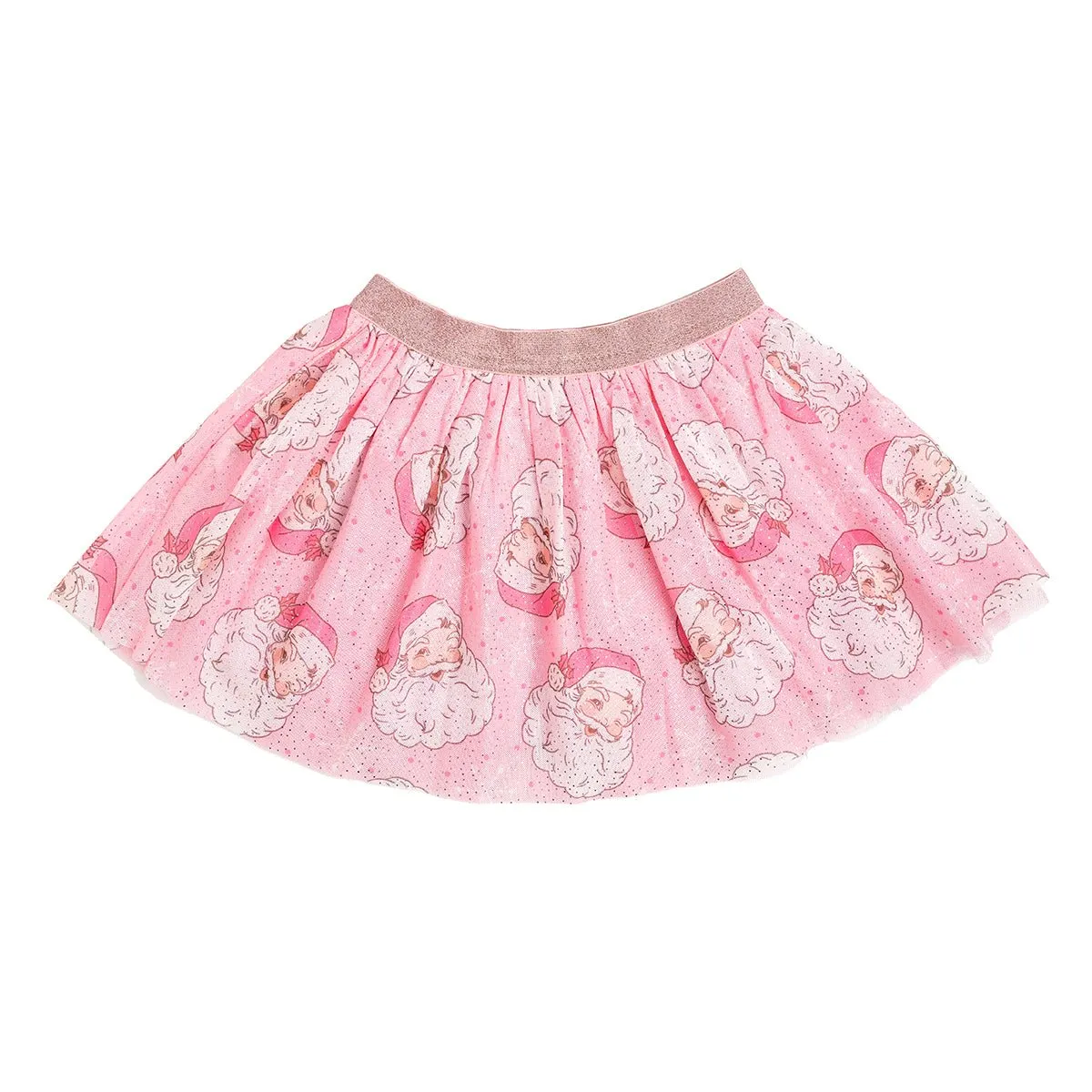 Sweet Wink Girls Retro Santa Christmas Tutu Skirt