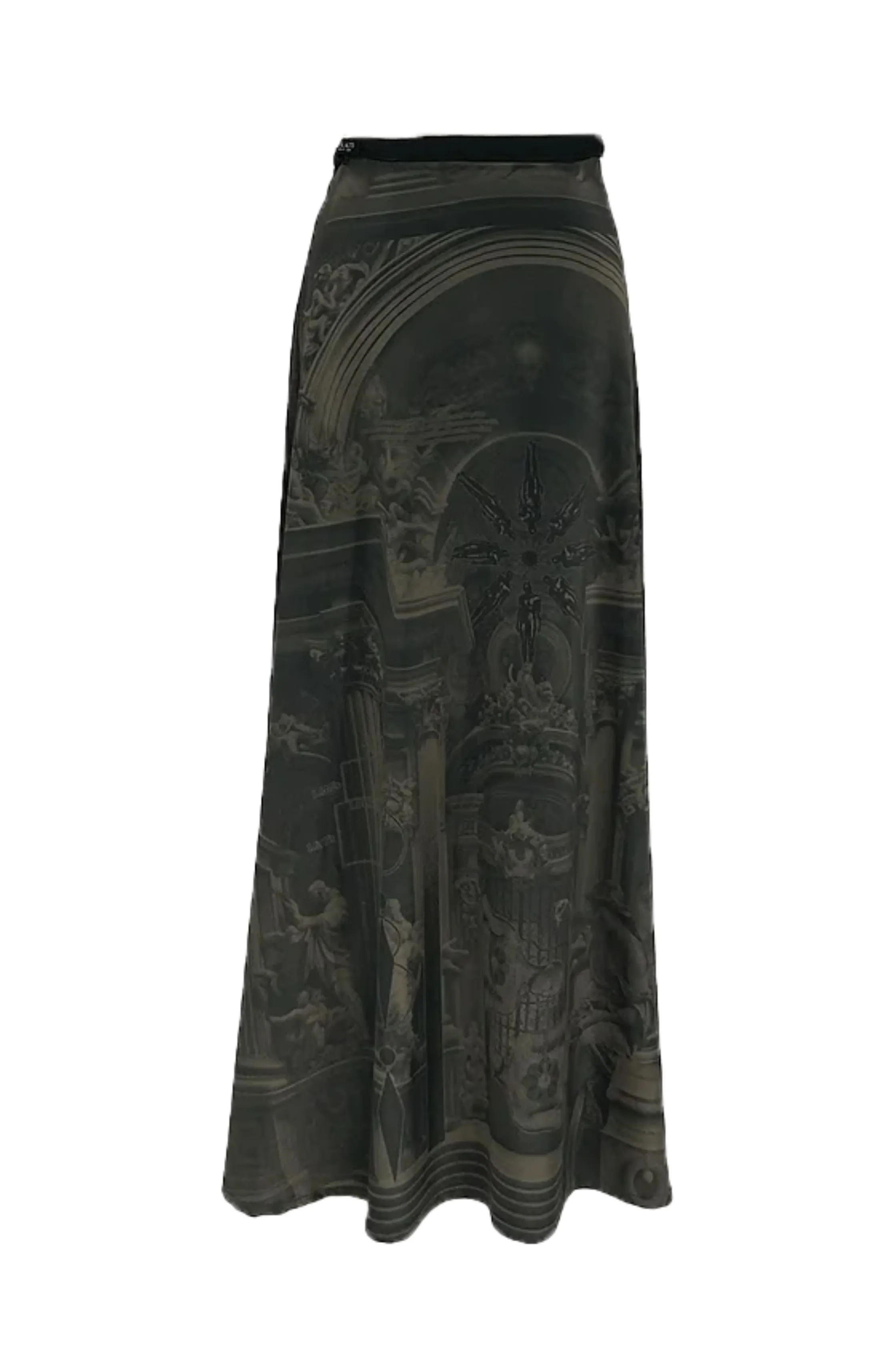 Tattoo Flared Skirt