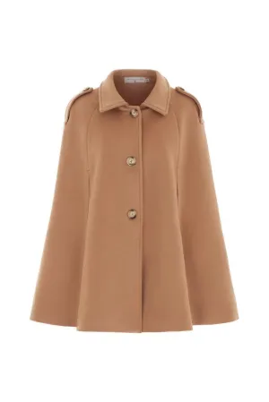 Tetbury Cashmere Cape Tan