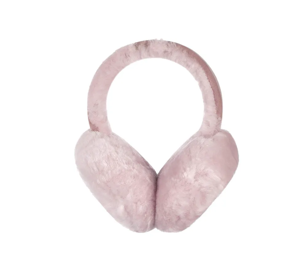 UGG Kids Adjustable Sheepskin Wool Earmuff Connie