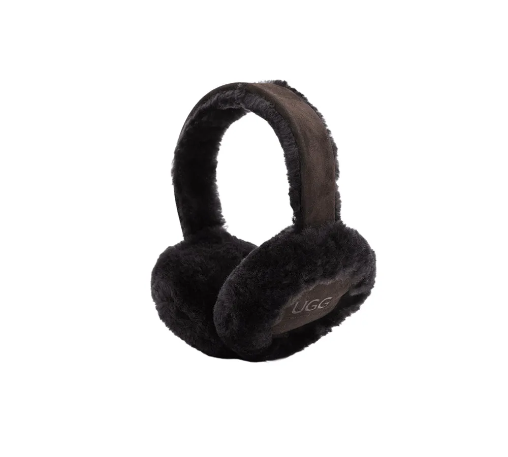 UGG Kids Adjustable Sheepskin Wool Earmuff Connie