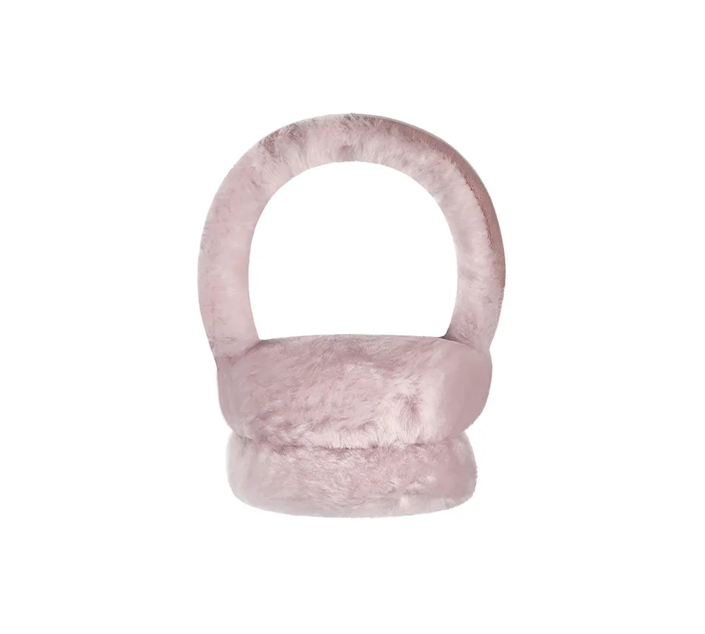 UGG Kids Adjustable Sheepskin Wool Earmuff Connie