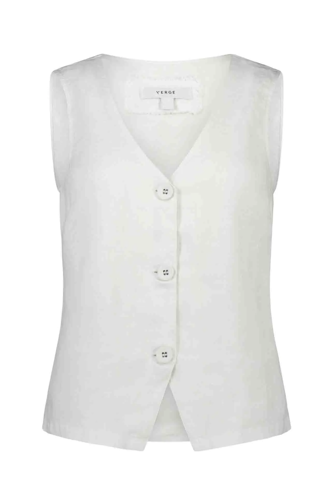 Verge - Land Vest in White