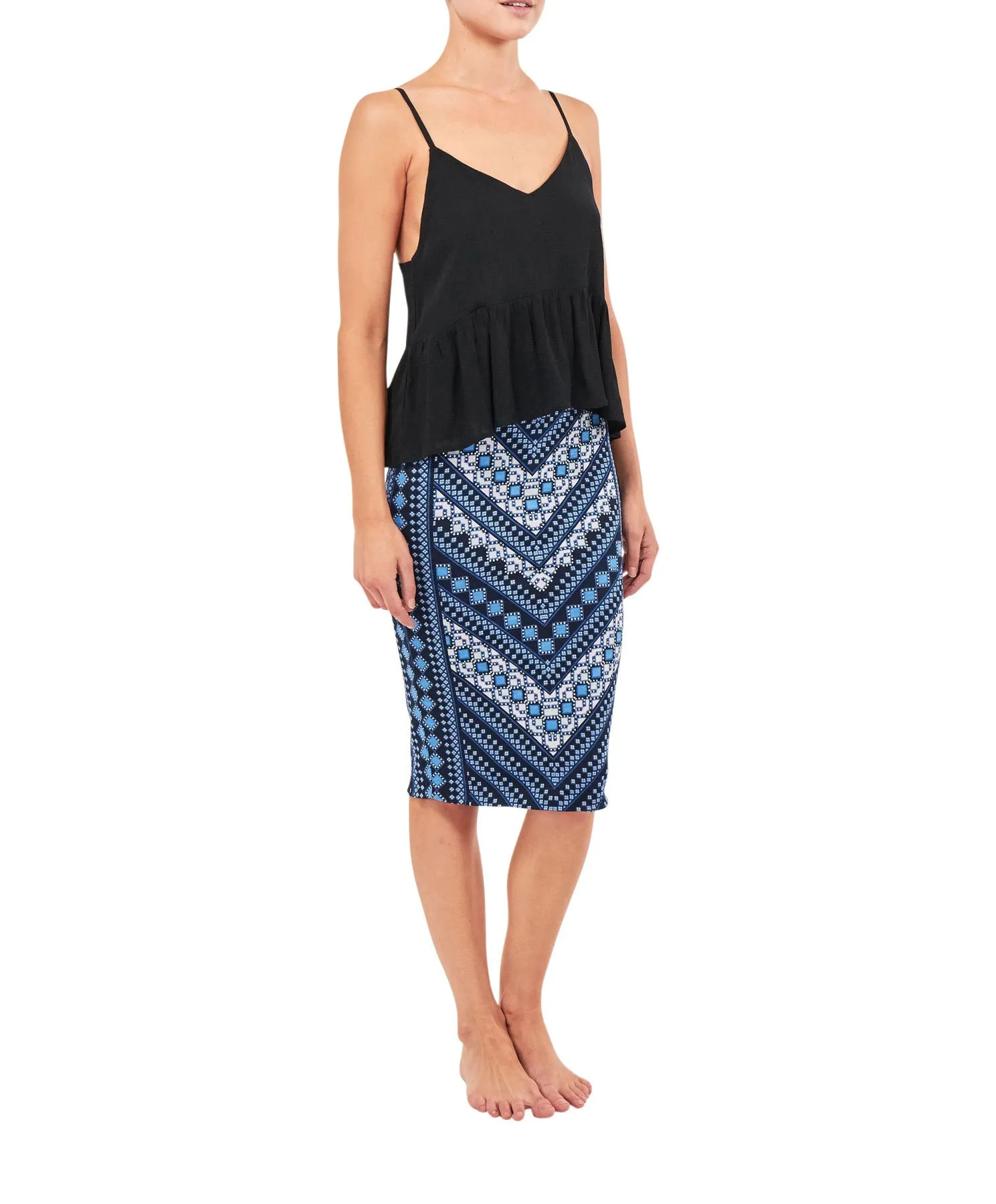 Vervou Skirt- Indigo