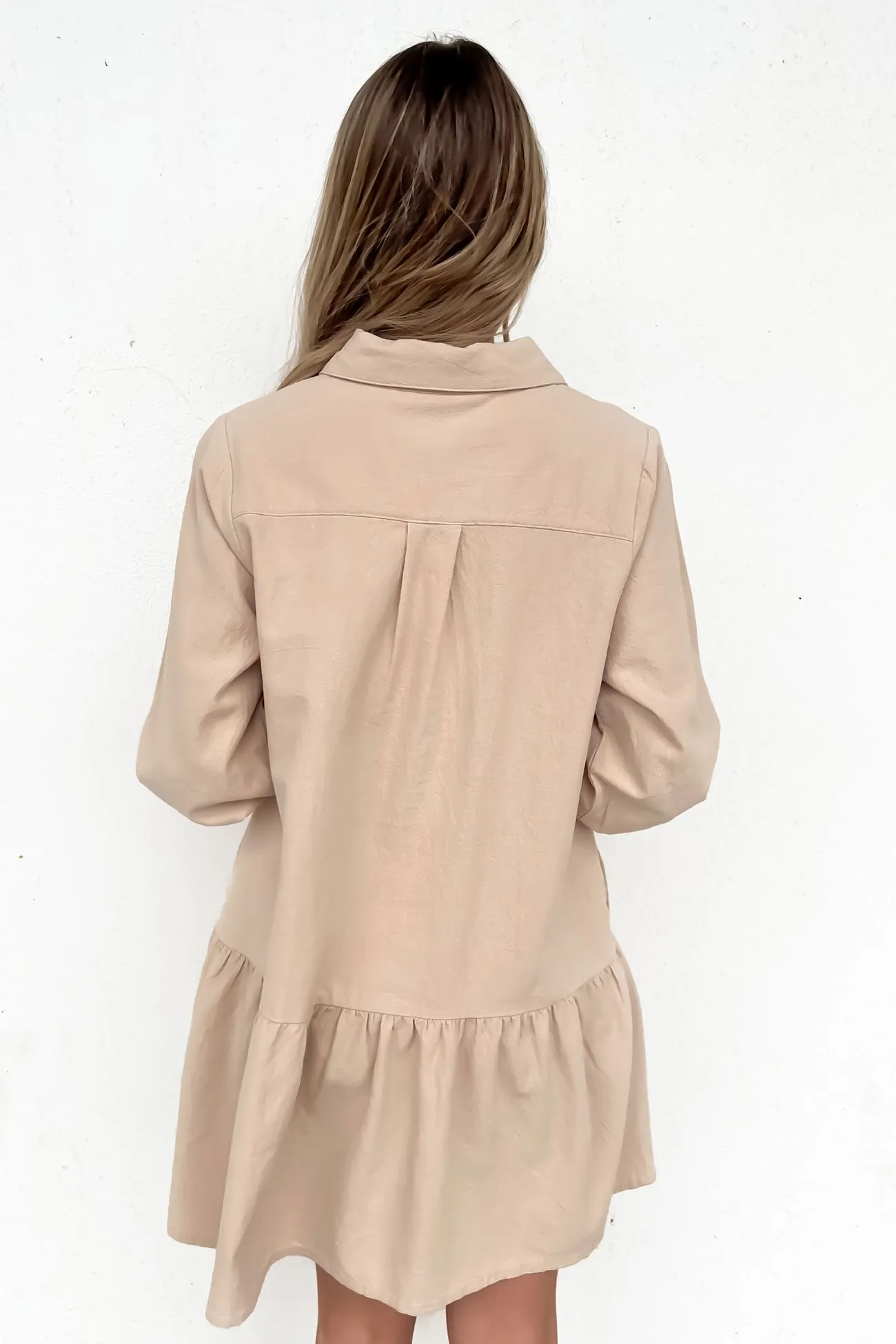 Weston Mini Dress Tan