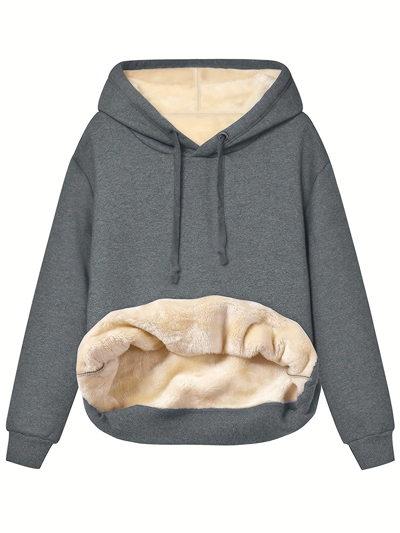 Women's Casual Fleece-Lined Hoodie | Perfect for Winter