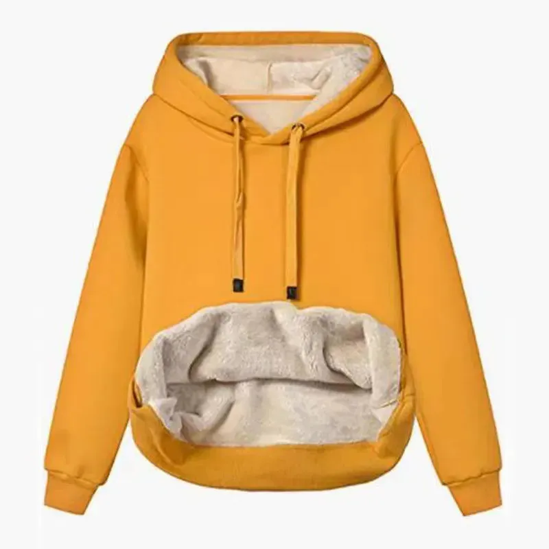 Women's Casual Fleece-Lined Hoodie | Perfect for Winter