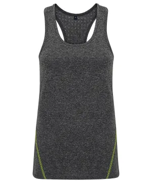 Womens TriDri® laser cut vest | Black Melange