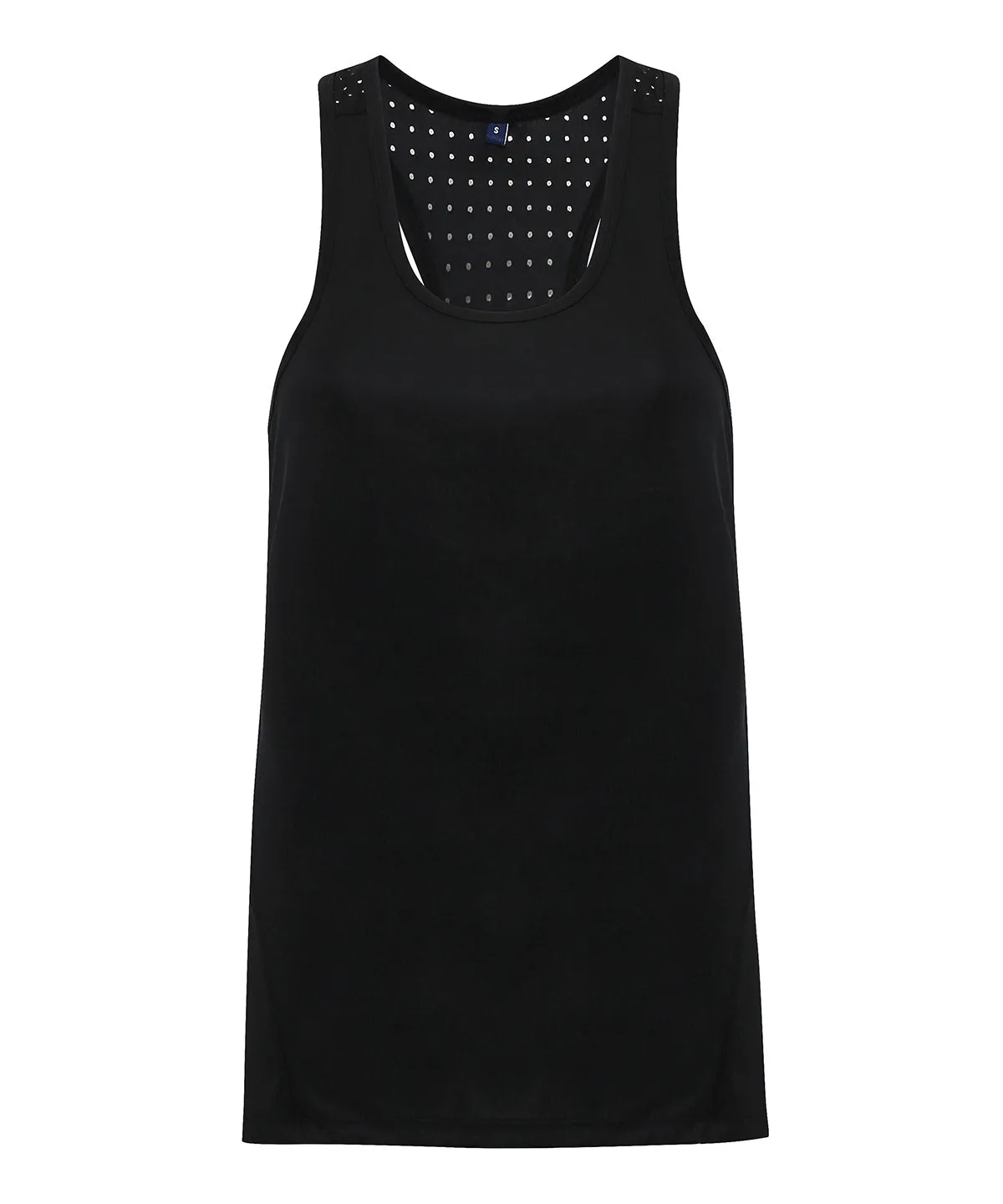 Womens TriDri® laser cut vest | Black Melange