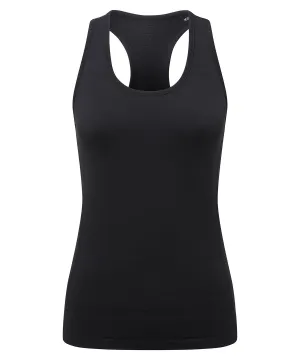 Womens TriDri® recycled seamless 3D fit multi-sport flex vest | Black