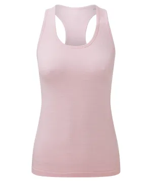 Womens TriDri® recycled seamless 3D fit multi-sport flex vest | Light Pink Melange